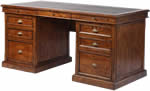 Reclaimed wood furniture for the office and living room